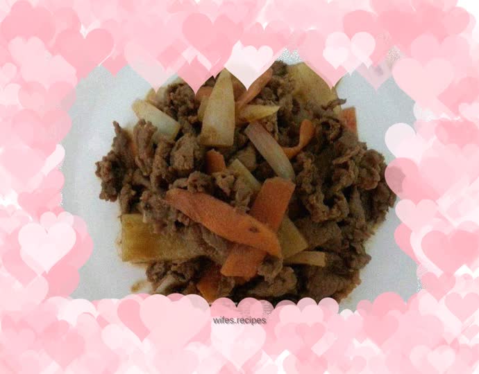 Spicy stir-fried beef