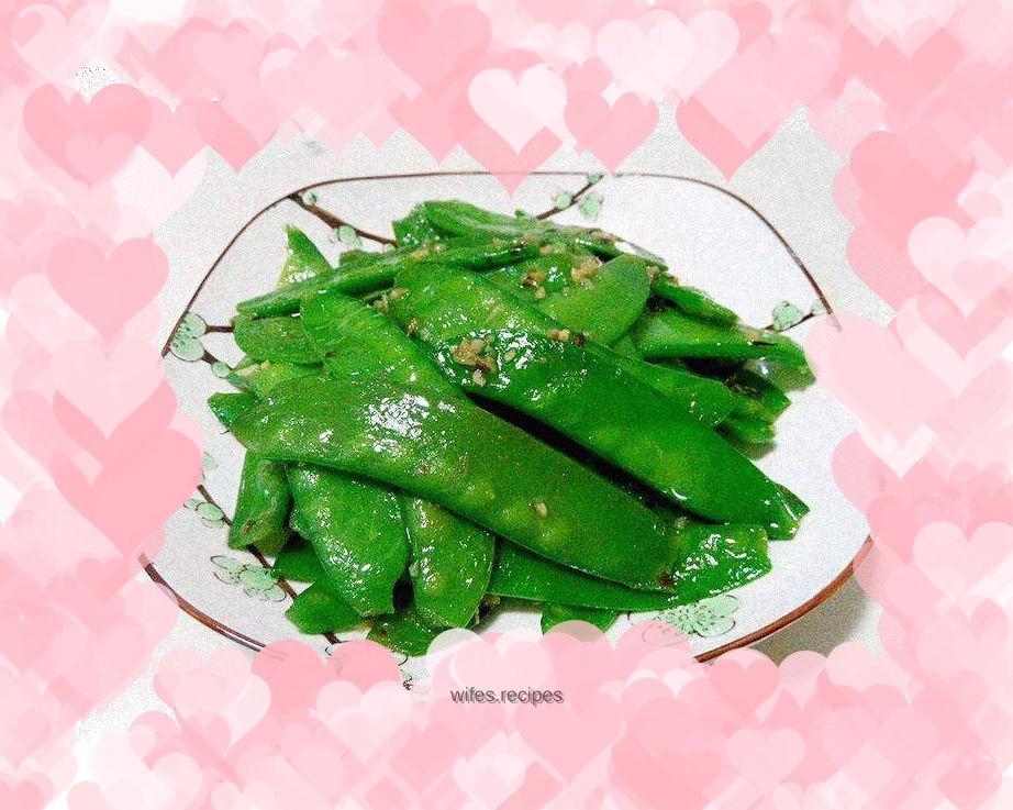 Garlic Snow Peas