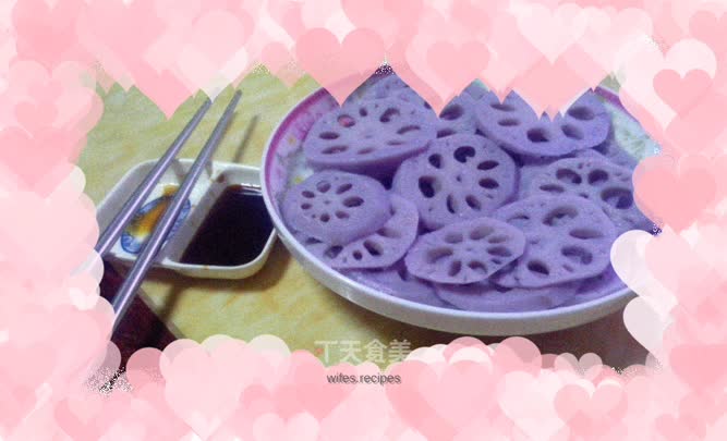 The crisp and refreshing taste of the Purple Dream series - purple lotus root soaked in juice