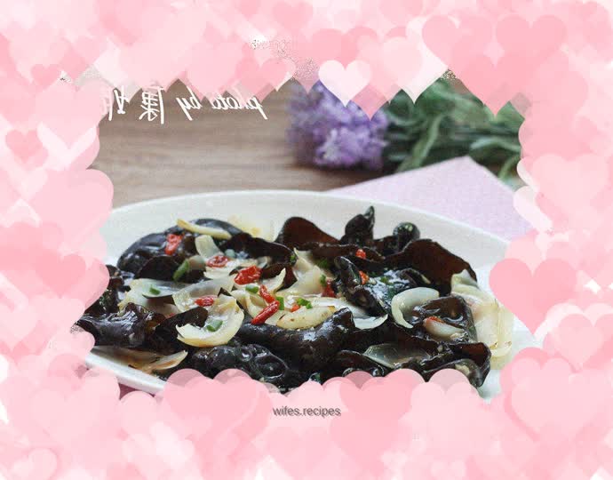 Fried fungus and lily