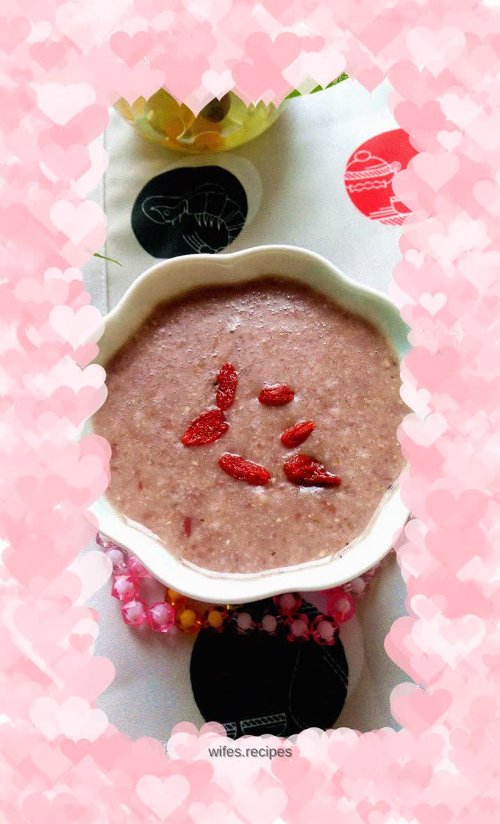 Red bean and barley paste