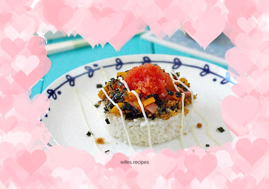 Pollack Roe Salad Rice