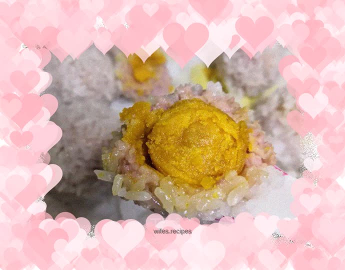 Egg Yolk Pearl Meatballs