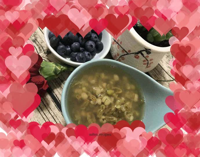 Quick mung bean porridge