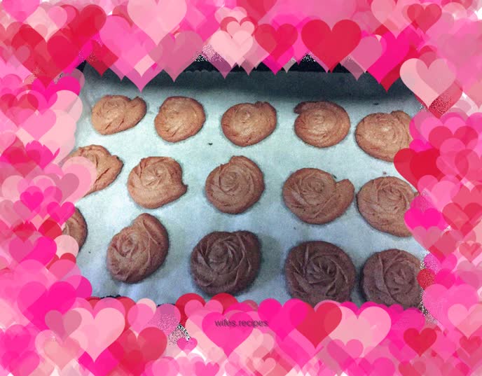 Cocoa Rose Cookies