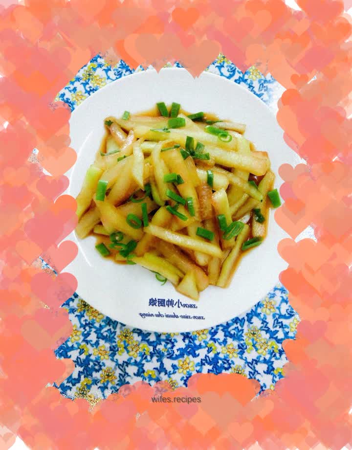 Cold watermelon rind