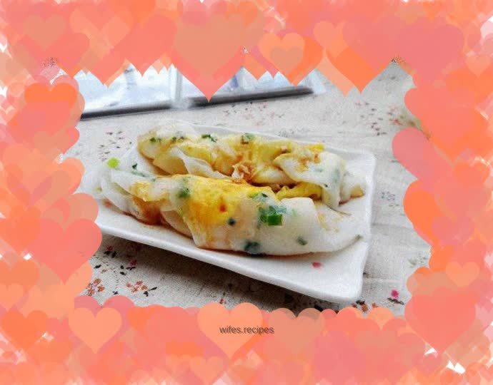 Egg rice roll