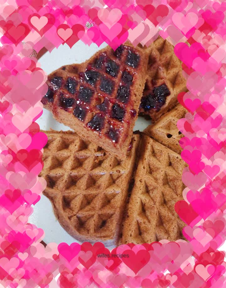 Cocoa Chocolate Bean Waffles