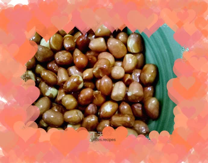 Crispy peanuts in three steps