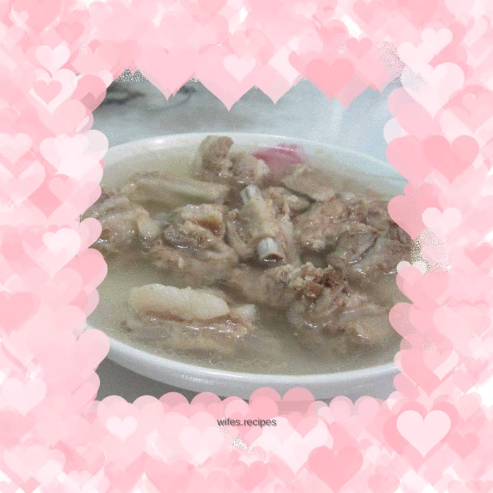 Clear water pork ribs soup---original flavor