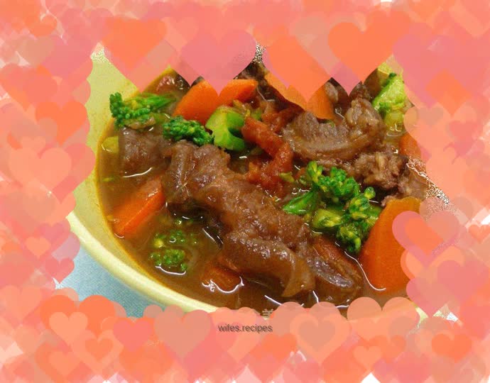 Taiwanese style half tendon and half meat stew ♥ Beef stew 6