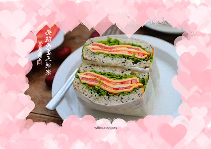 Wake up in the morning with a cheese omelette sandwich