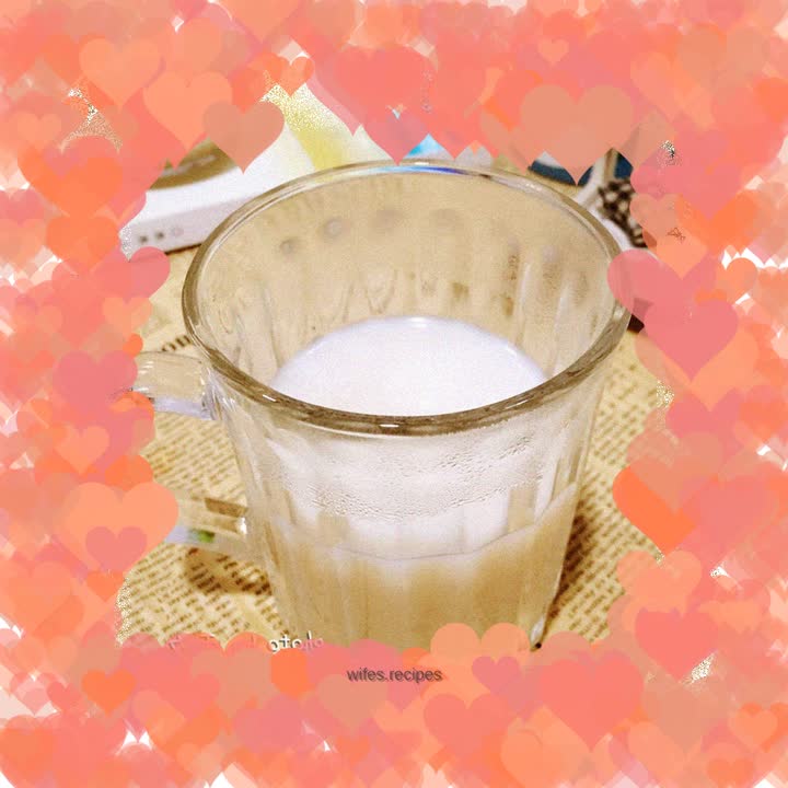 Homemade strawberry milk tea