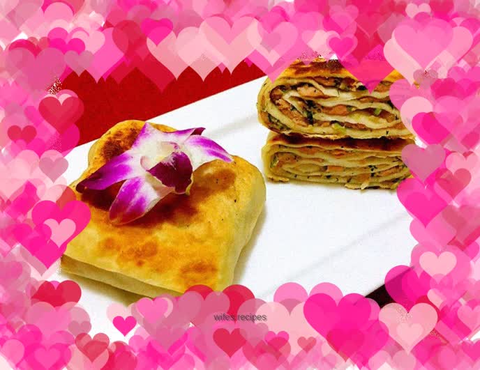 Thousand layer fresh meat pie