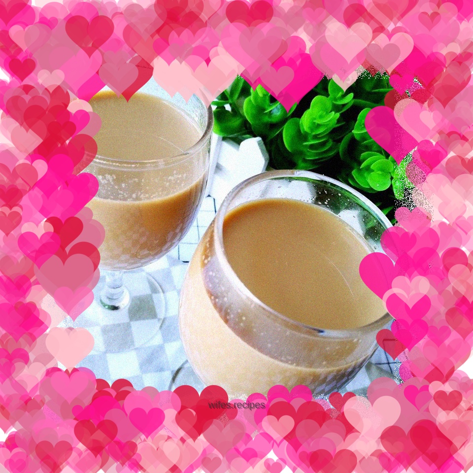 Homemade black tea milk tea