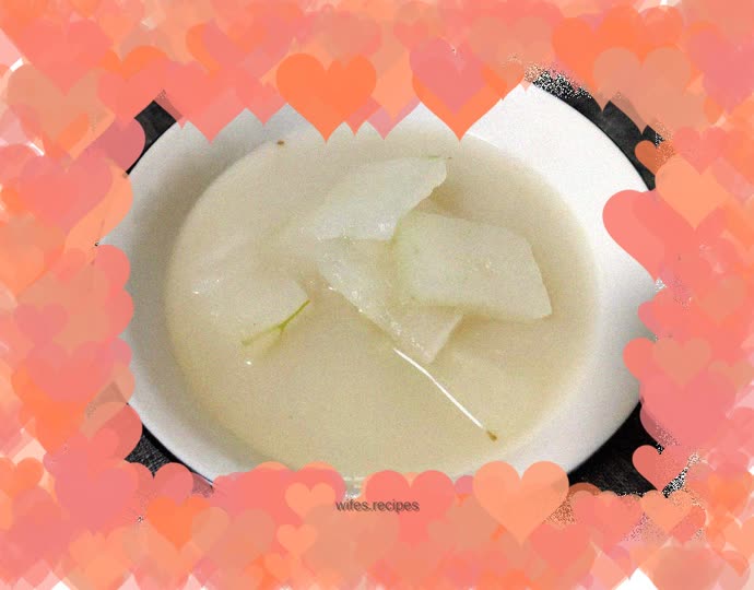 Shrimp skin and winter melon soup