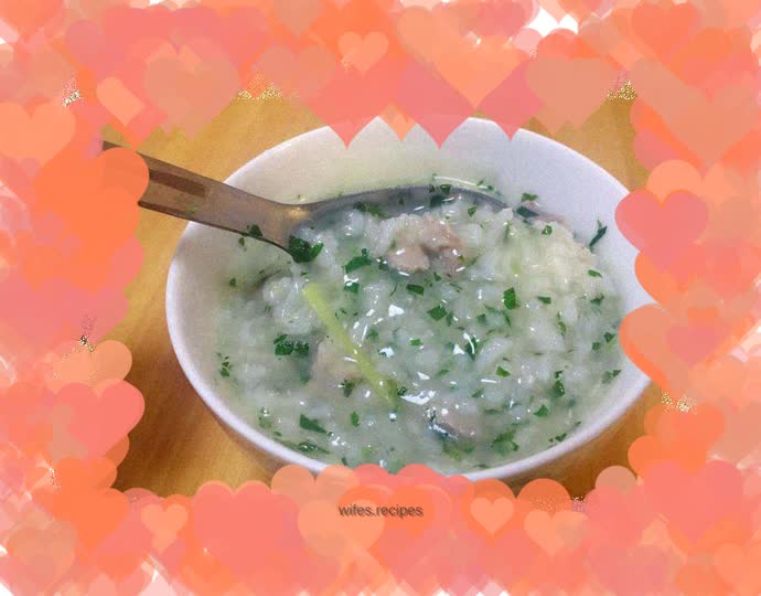 Mint Lean Pork Porridge