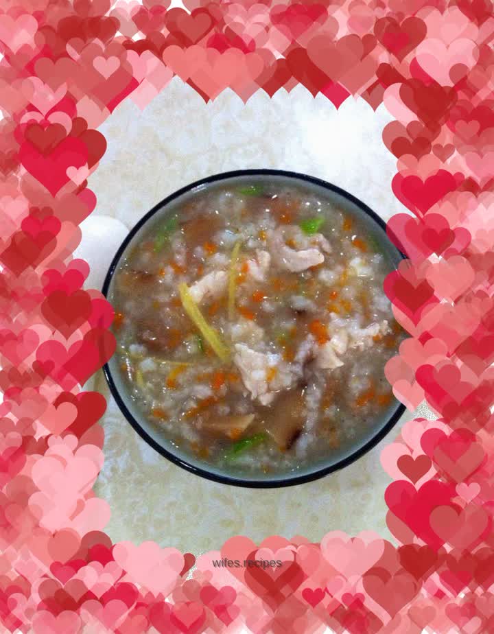 Chicken and Mushroom Porridge