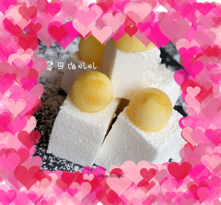 Handmade apple marshmallows