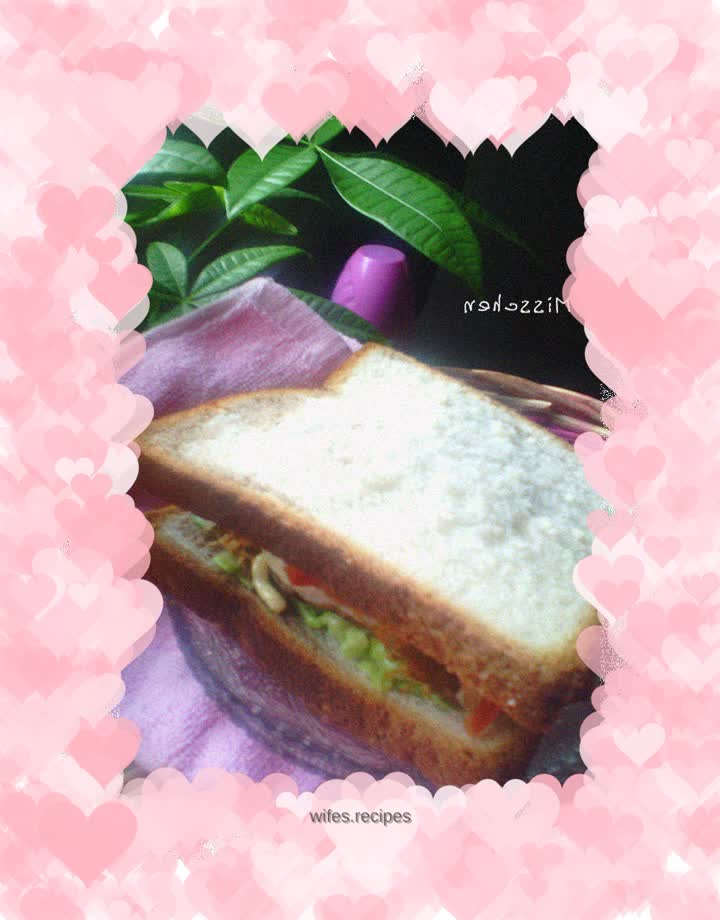 Salad Toast Sandwich