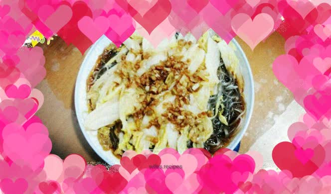 Garlic Vermicelli and Baby Cabbage