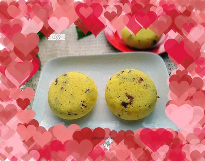 Steaming is healthier – steamed jujube and pumpkin cake