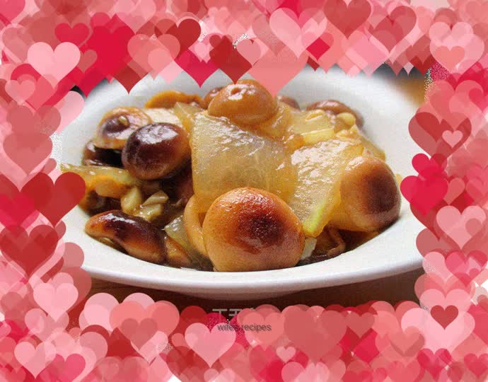 Grilled Winter Melon and Mushrooms