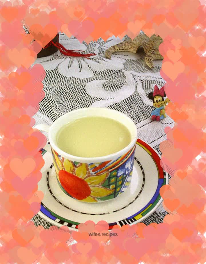 Apple, cabbage and soy milk