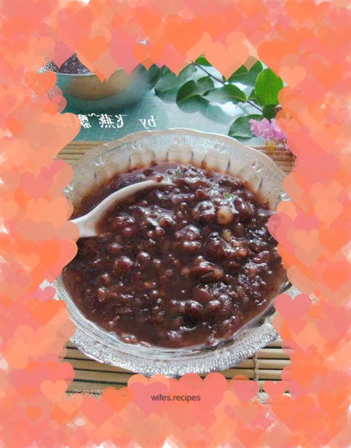 Blood-enriching and health-preserving porridge-------[Four-meter red bean porridge]