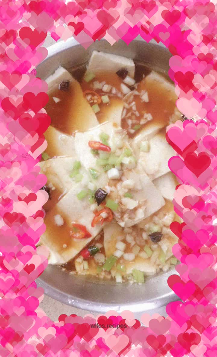 Steamed tofu