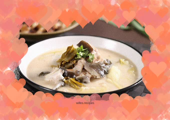 Lazy version of braised fish head with sauerkraut