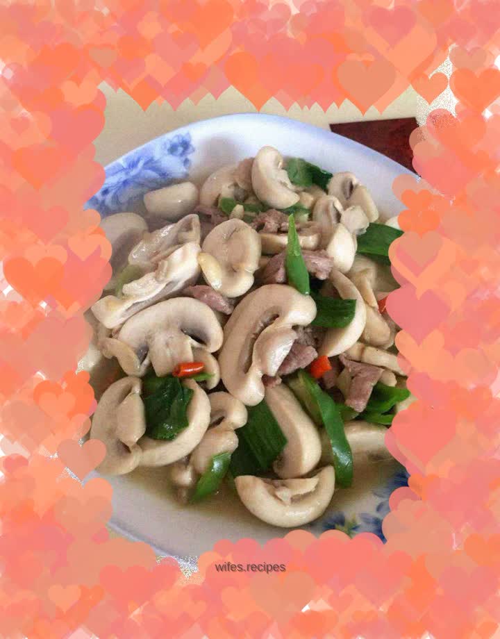 Stir-fried Pork with Mushrooms