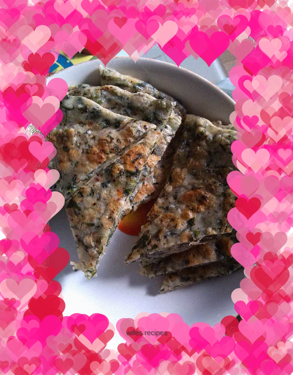 Wild vegetable series - gray vegetable cake