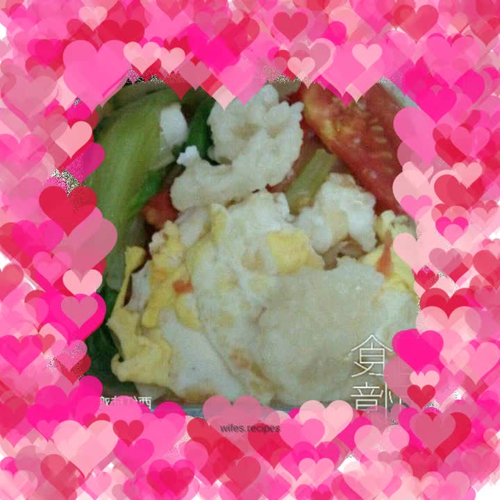 Tomato and egg gnocchi