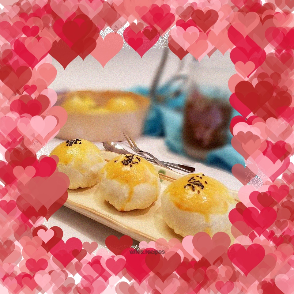 Butter version of egg yolk cake