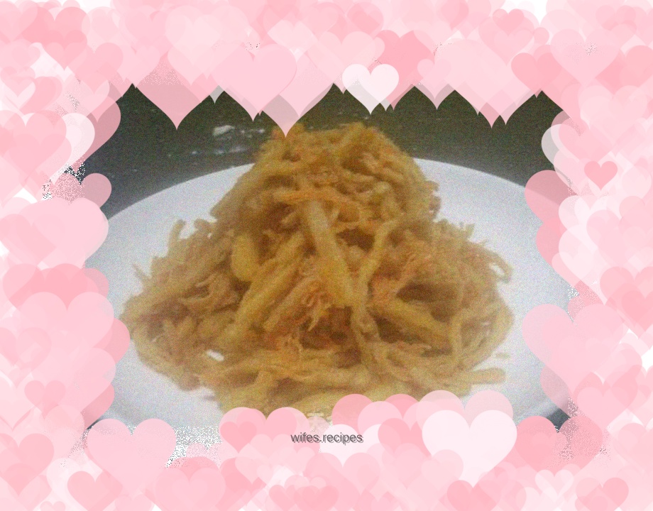 Mushroom and Pork Floss