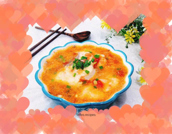 Tomato black fish fillet