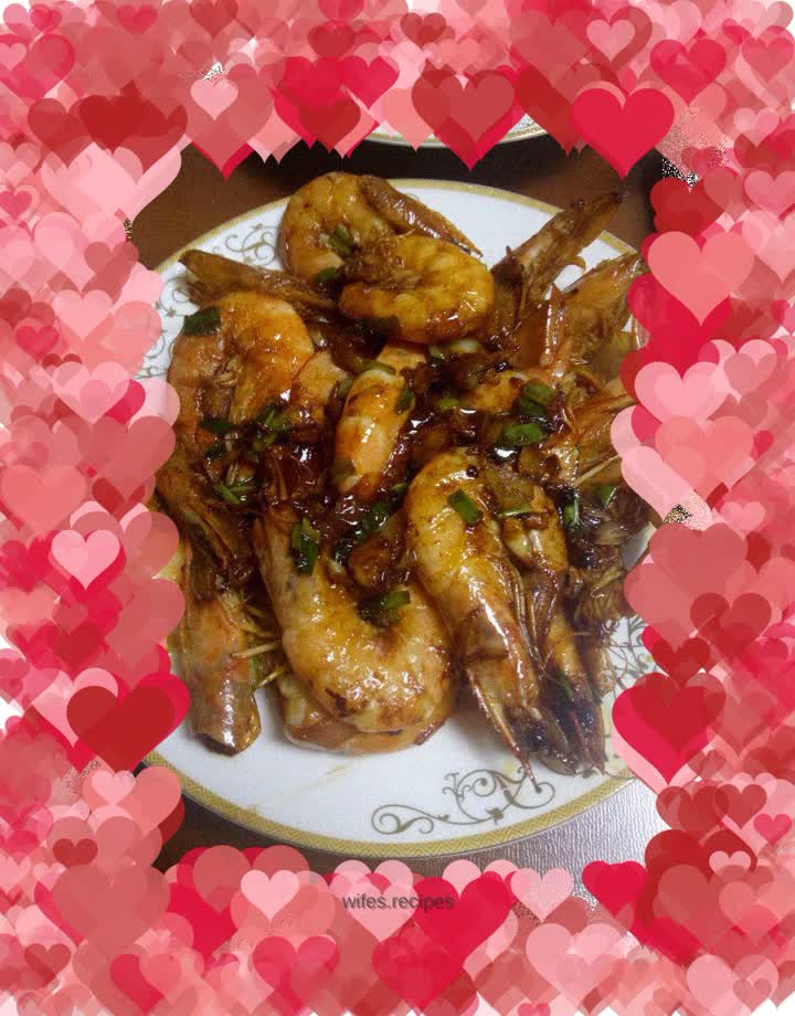 Home-style braised prawns