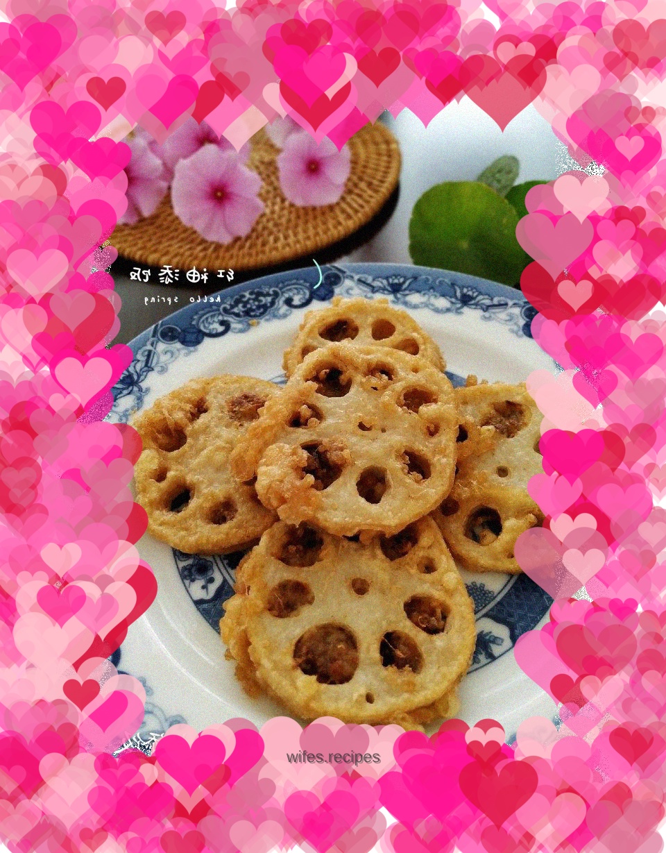 Fried lotus root box