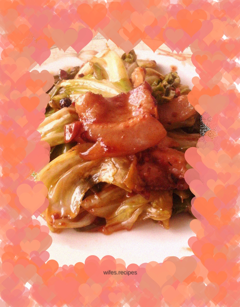 Twice cooked cabbage