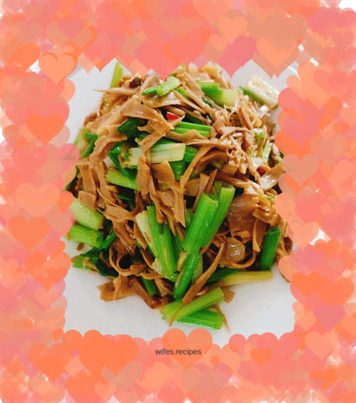 Stir-fried Bamboo Shoots with Celery