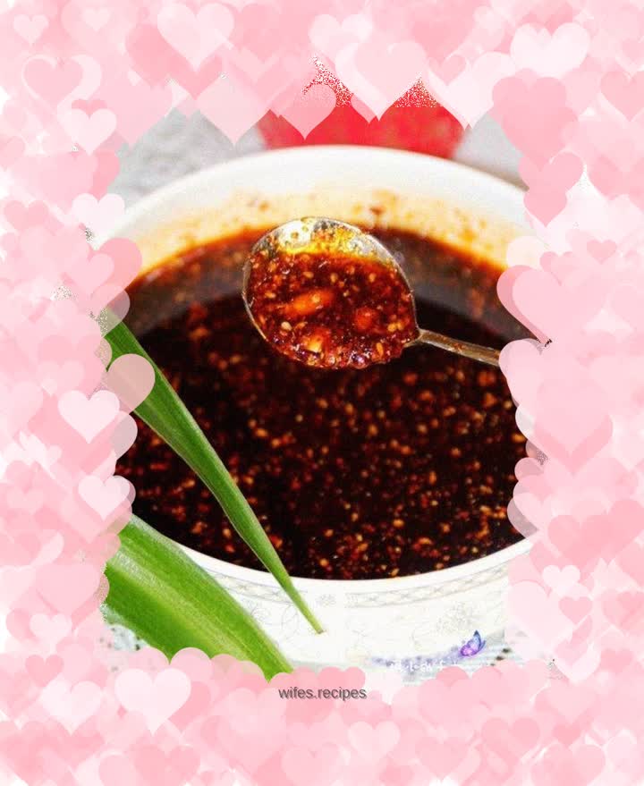 Spicy red oil