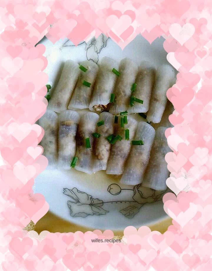 Delicious radish roll