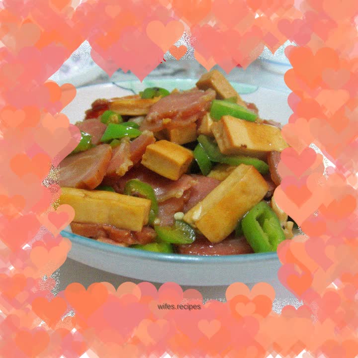 Stir-fried dried wax essence strips