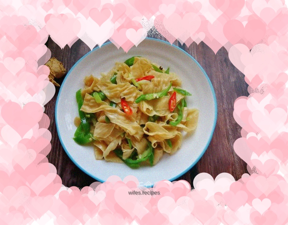 Stir-fried artificial meat with hot pepper