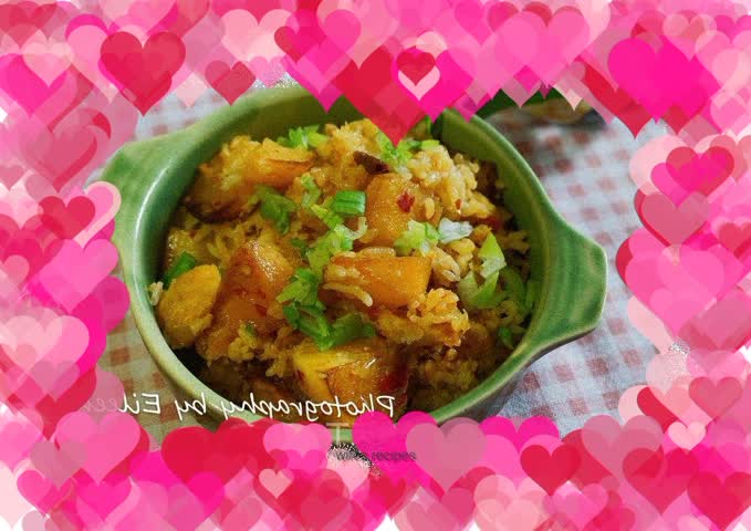 Potato braised rice