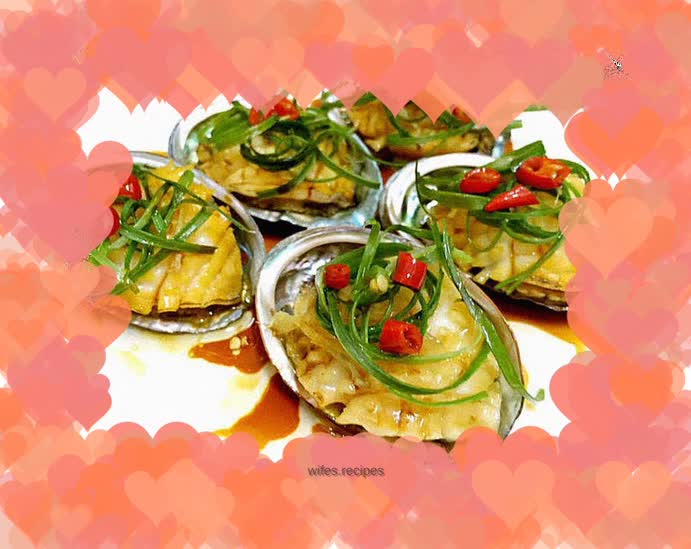 Steamed baby abalone--authentic and fresh seafood