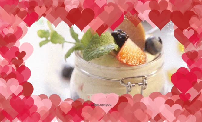 Sweet and girly mousse cup