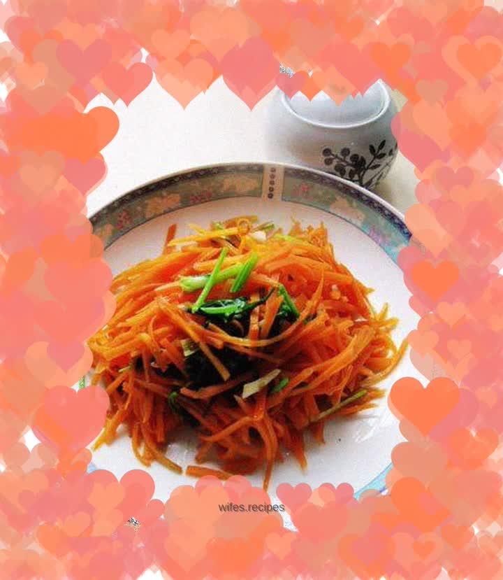 Home-style stir-fry --- A little green among a thousand reds