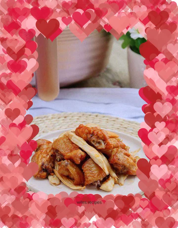 Fried Grilled Mushroom Chicken Nuggets